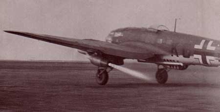 Наземные испытания ускорителей на He 111E