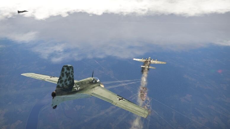 Me 163B в бою
