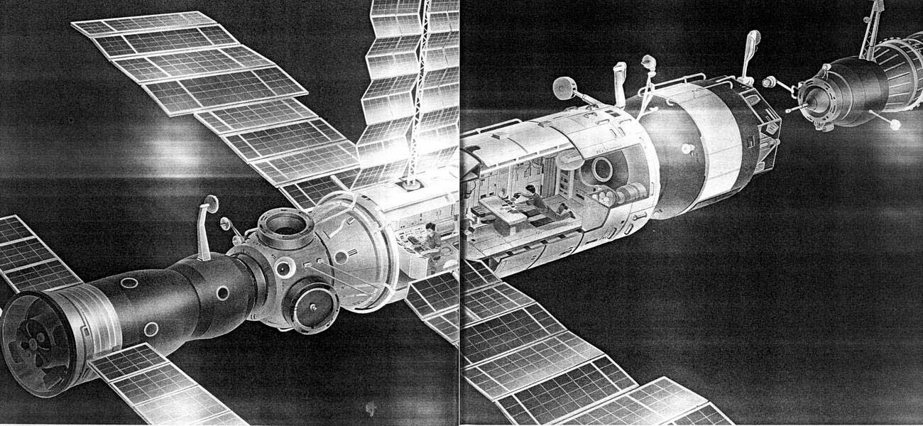 Советская орбитальная станция. Салют-1 первая орбитальная станция. Космическая станция салют 1. 1971 Орбитальная Космическая станция салют. Орбитальный комплекс салют 1.